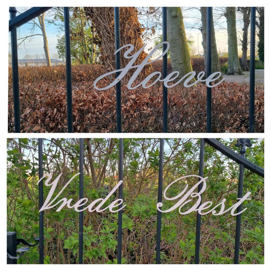 Het Voorhuis Boerderij Hoeve Vrede Best Weesp Exterior foto